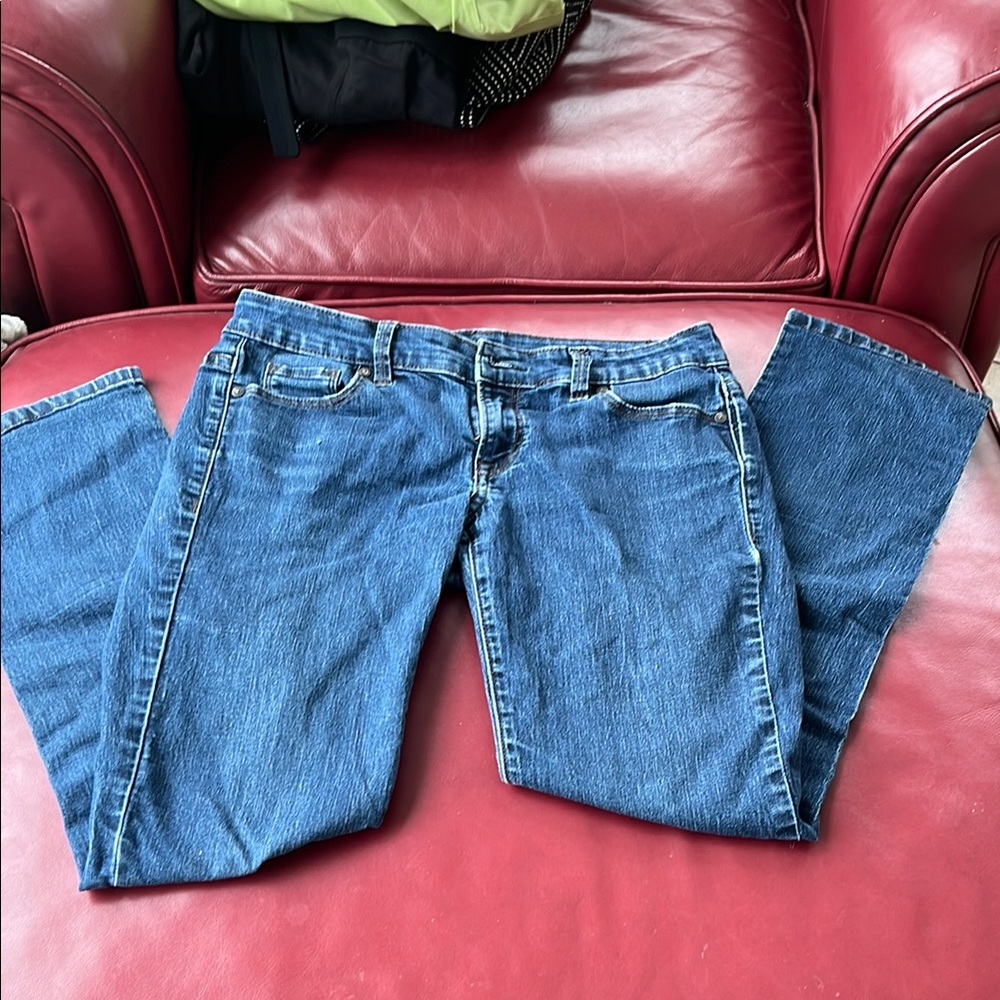 Calvin Klein Blue Straight Leg Jeans